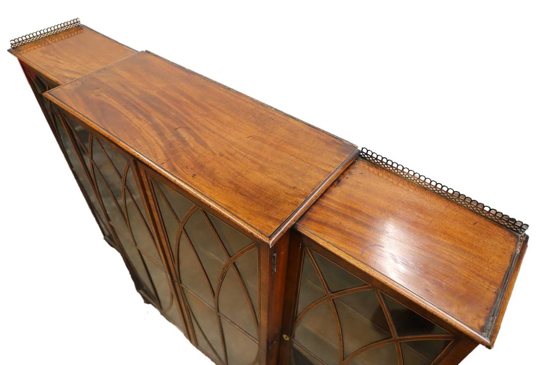 A George IV mahogany China cabinet, circa 1820, - 6