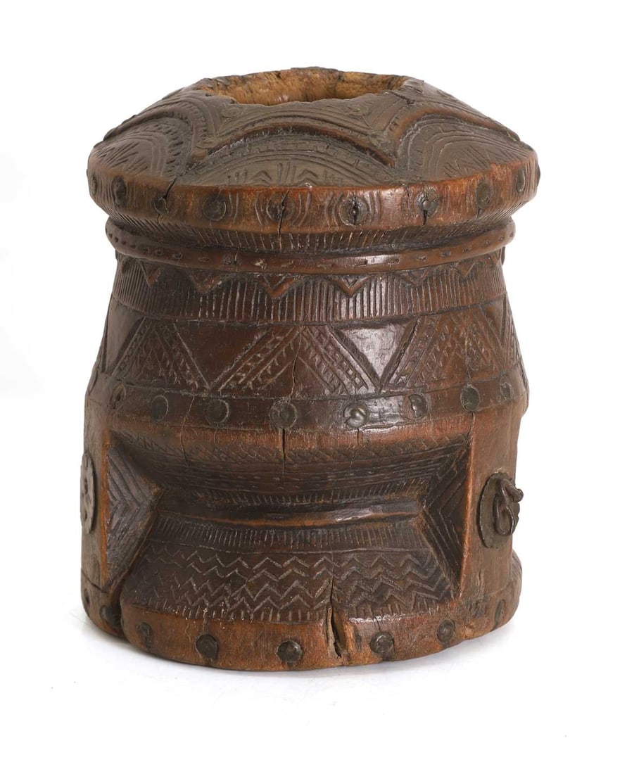 An African hardwood pestle or mihbaj, 19th / 20th century, - 2