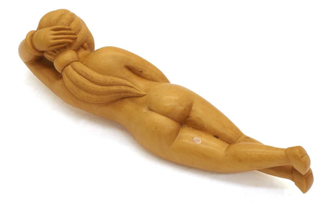 A Chinese limewood doctors model, 20th century, - 2