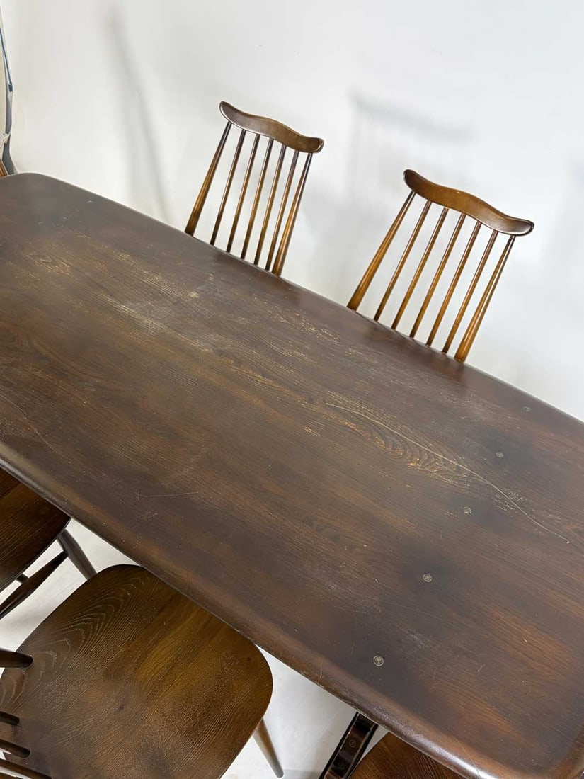 An Ercol dining suite, circa 1970s, - 2