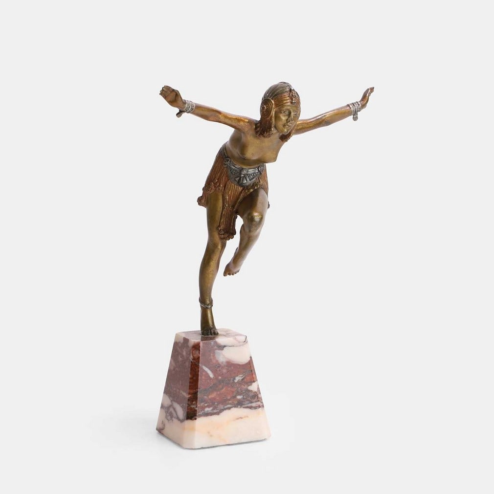Demétre Chiparus (Romanian, 1886-1947), 'Dancer of Ganges/Chain Dancer', (1 of 3)