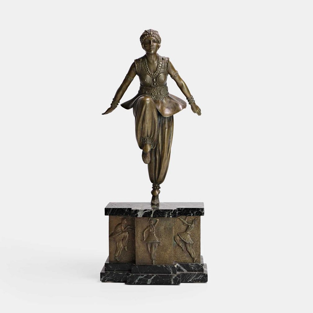 Demétre Chiparus (Romanian, 1886-1947), 'Oriental Dancer', (1 of 3)