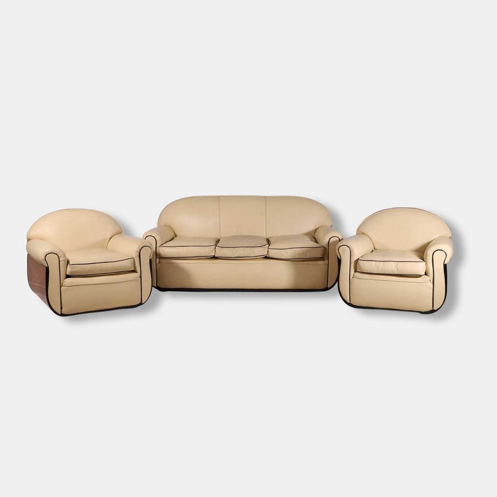 Art Deco, a three-piece lounge suite, (1 of 2)