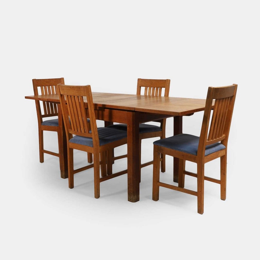 Heal's, an oak dining suite, (1 of 3)