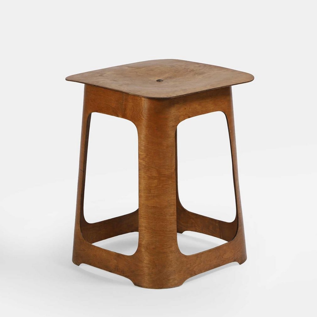 Venesta for Isokon, a stool, (1 of 2)