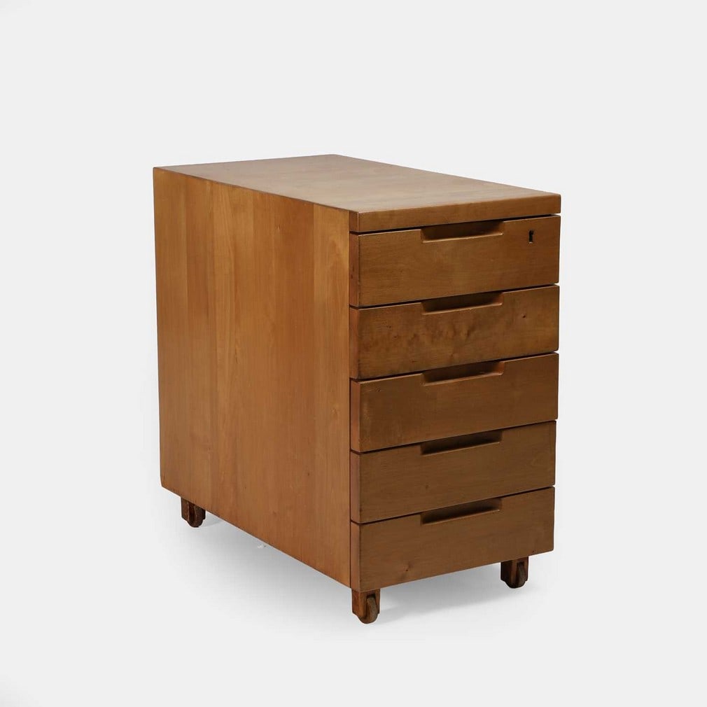 Alvar Aalto (Finnish, 1898-1976), a set of 'model 297' drawers, (1 of 3)