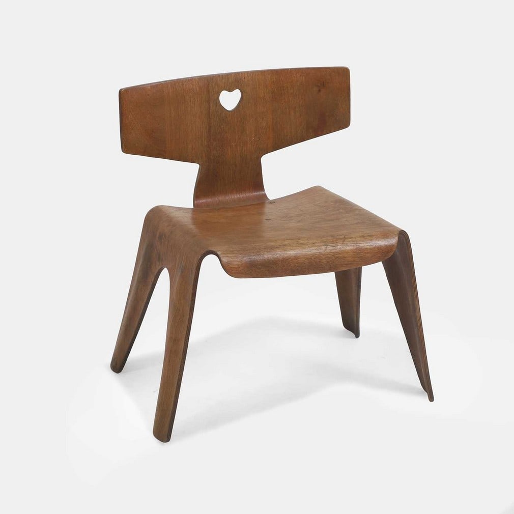 Charles Eames (American, 1907-1978) and Ray Eames (American, 1912-1988), a nested children's plywood (1 of 3)