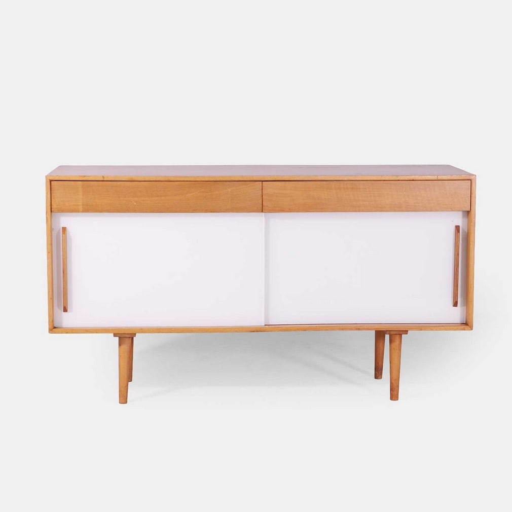 ▲ Robin Day (British, 1915-2010) for Hille, a 'Hilleplan' Unit B sideboard, (1 of 2)
