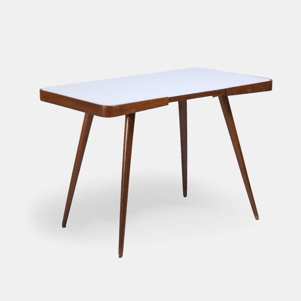 ▲ Jiří Jiroutek (Czech, 1928-2023) for Pesky Nábytek, a side table, (1 of 2)