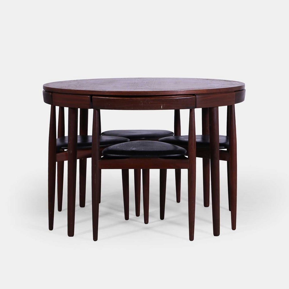 Hans Olsen (Danish, 1919-1992) for Frem Røjle, a teak dining suite, (1 of 2)