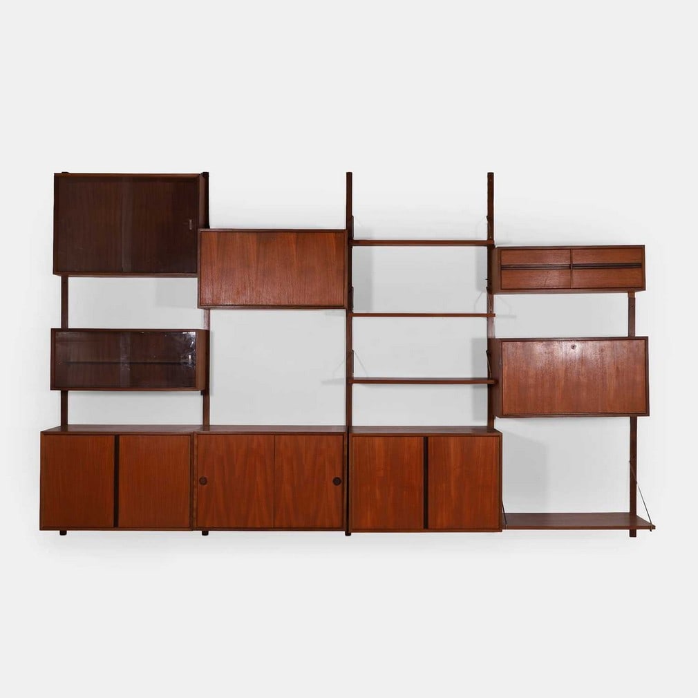 Poul Cadovius (Danish, 1911-2011), a 'Royal System' modular shelving unit, (1 of 2)