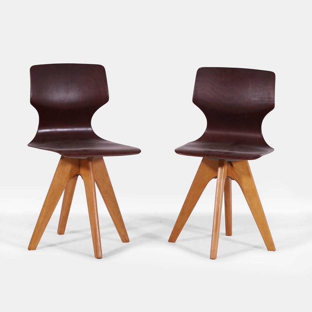 Adam Stegner (Austrian, 1921-2009) for Pagholz Flötotto, a pair of children's chairs, (1 of 4)