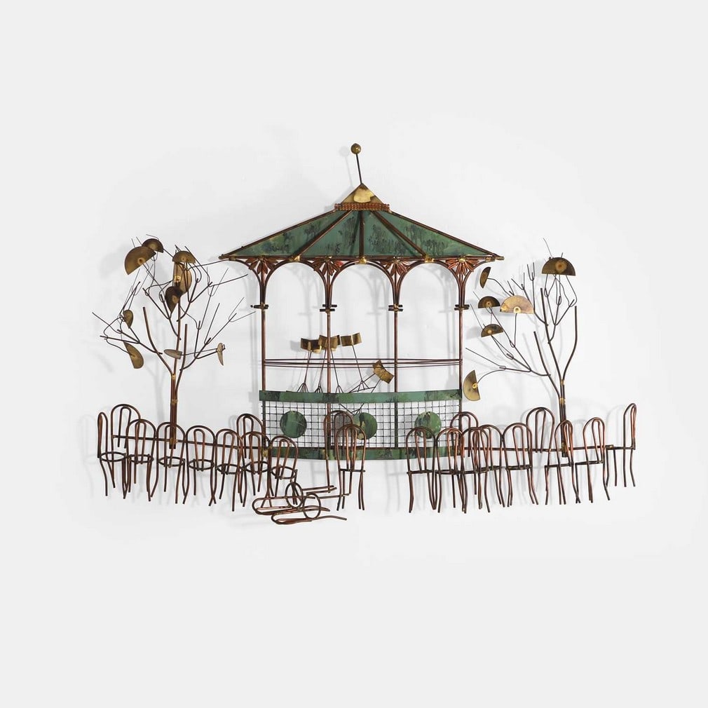 Curtis Jeré, a metal wall sculpture, (1 of 2)