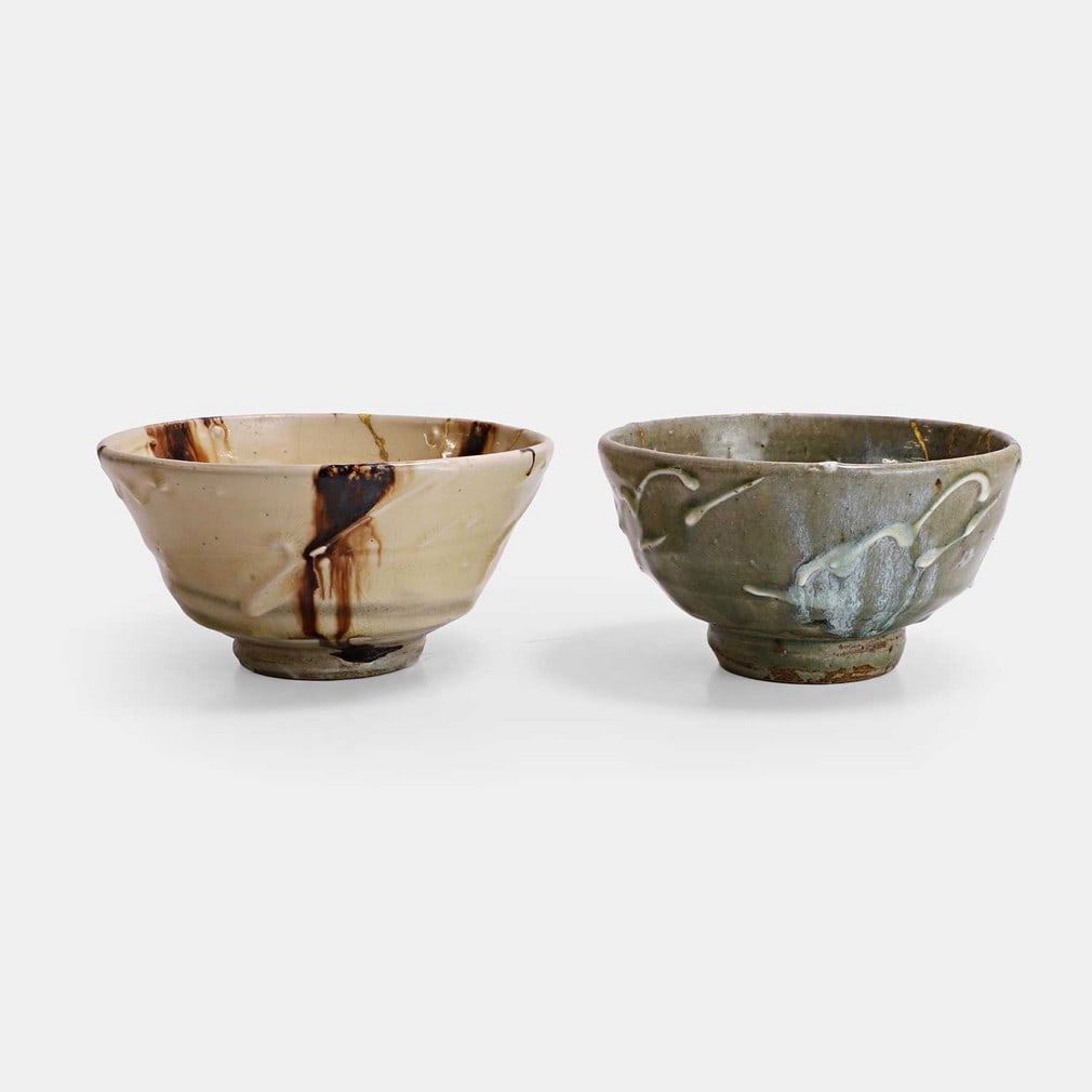 Takeshi Yasuda (Japanese, b.1943), two bowls, (1 of 3)