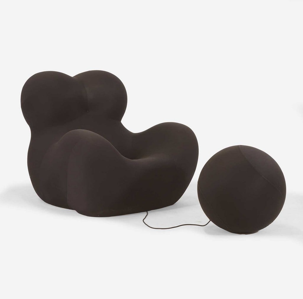 Gaetano Pesce (Italian, 1939-2024) for B&B Italia, a 'Big Mama' chair and footstool, (1 of 7)