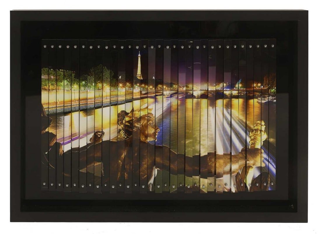 ▲ Lirone (French, b.1964) 'Paris at Night' (1 of 5)