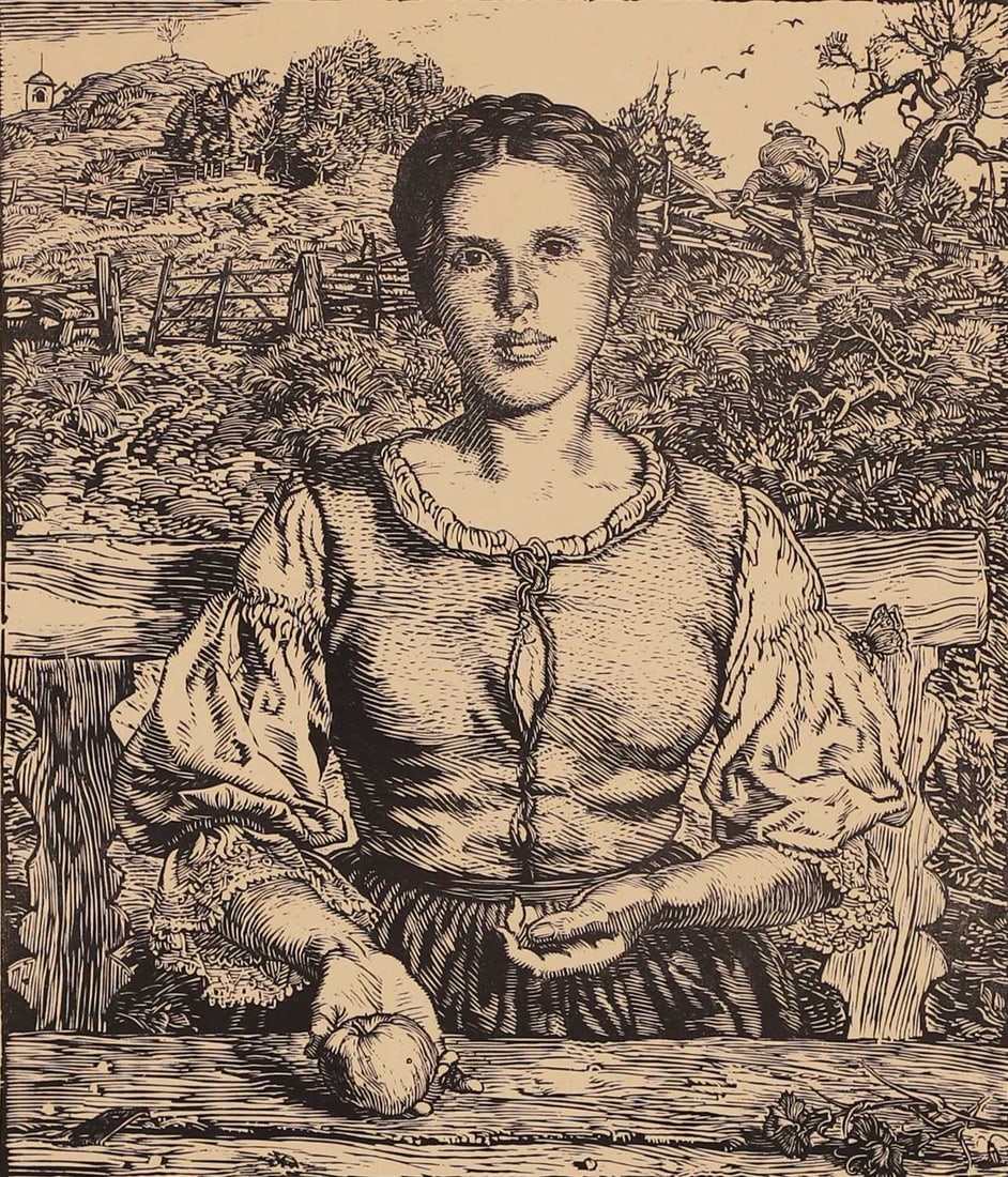 Switbert Lobisser (Austrian, 1878-1943) 'Bildnis meiner Ev', 1927 - 2