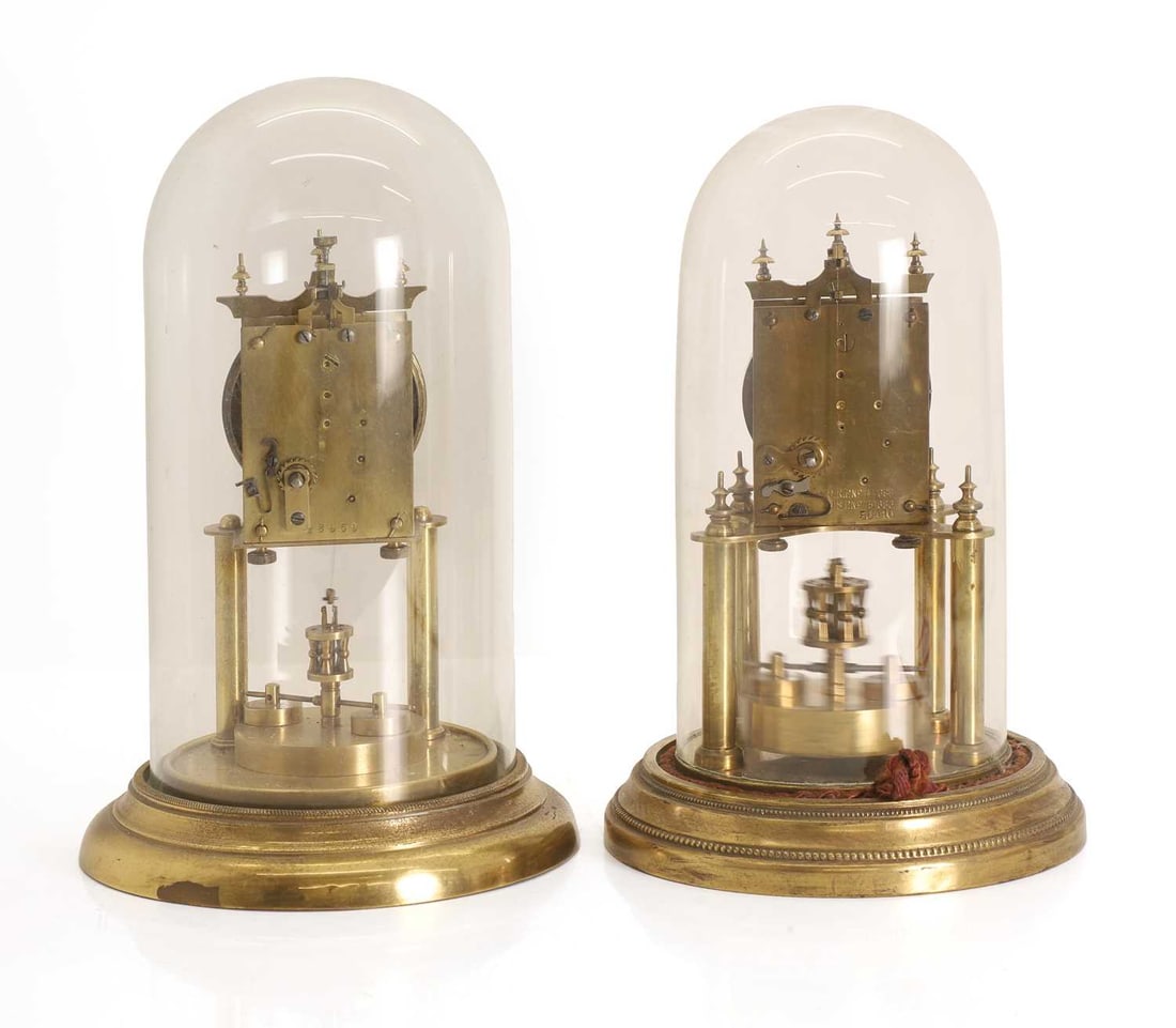 A 365 day mantle timepiece, circa 1900, - 2