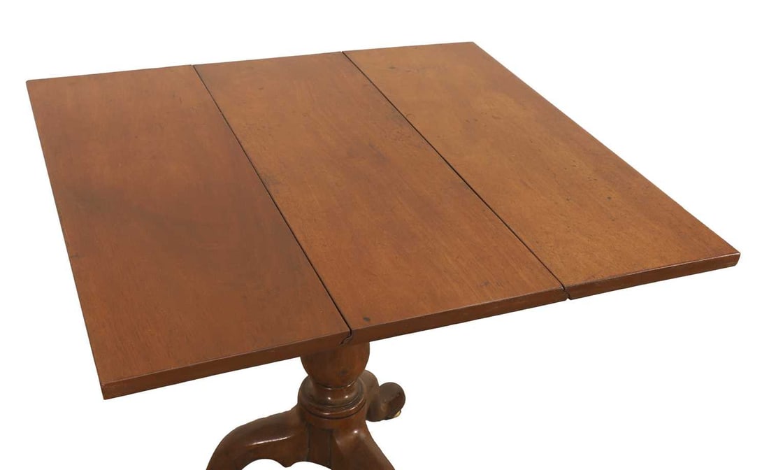 An unusual George II mahogany tripod table, mid 18th century, - 2