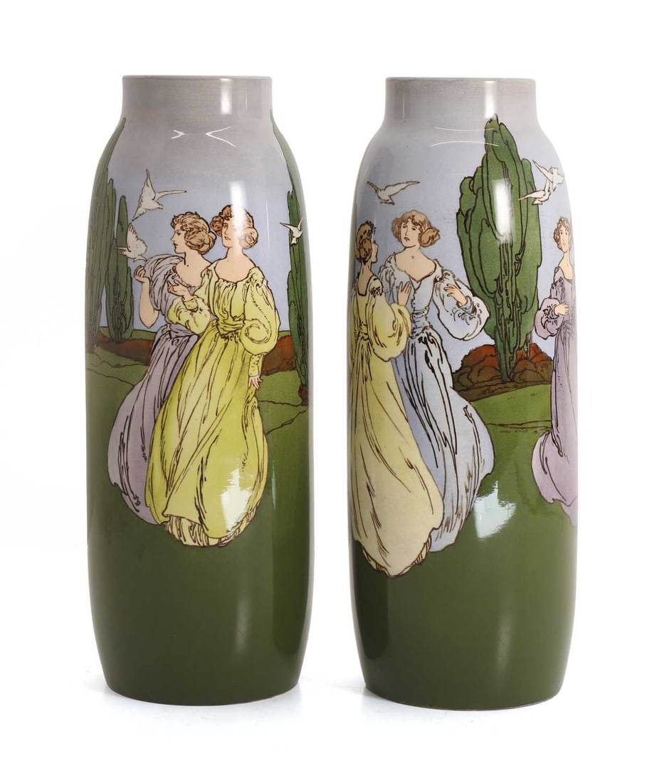 A pair of Royal Doulton vases, (1 of 1)
