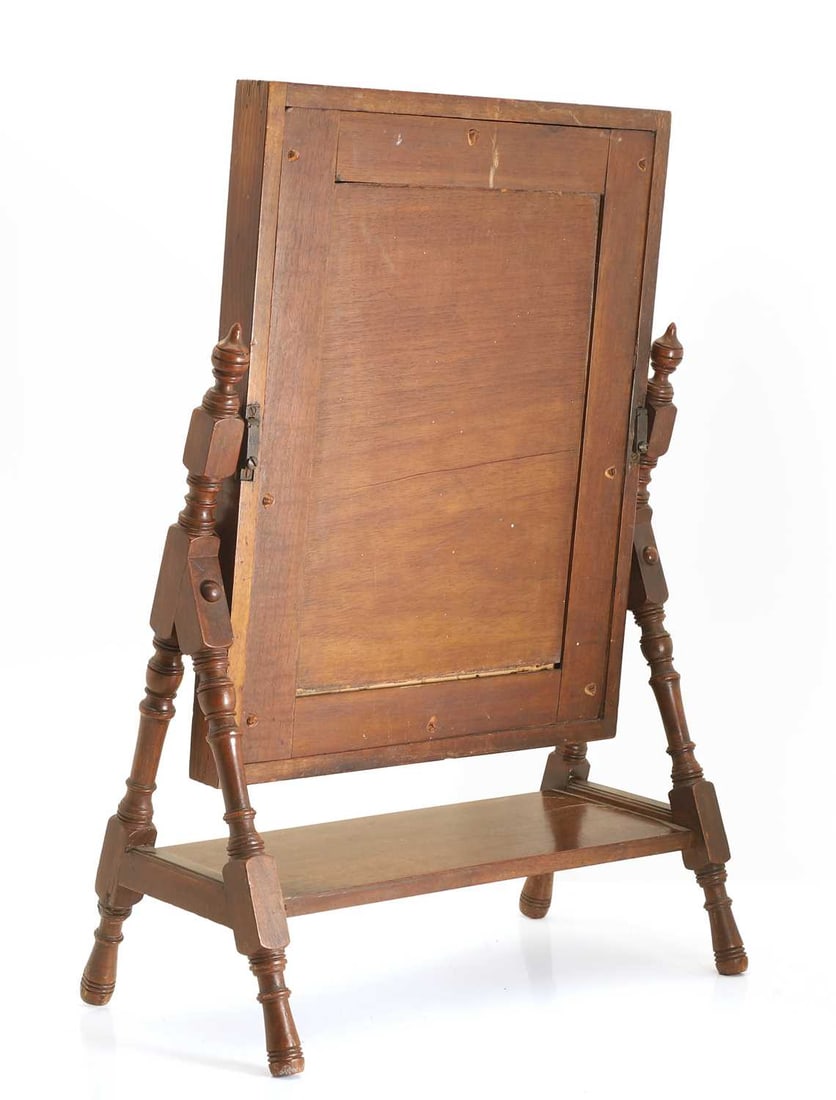 A Shoolbred & Co table mirror, 20th century, - 2