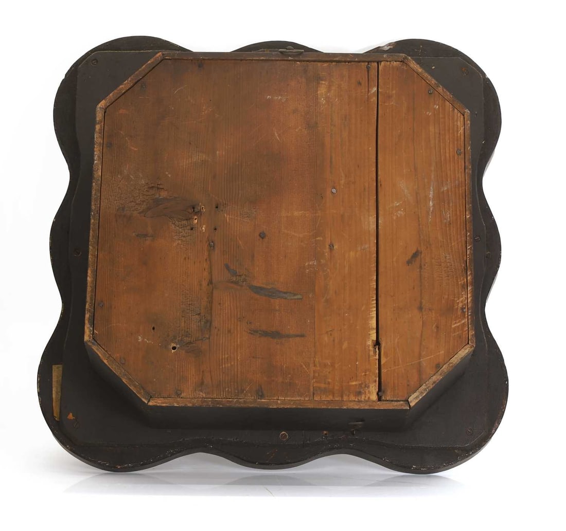 A French vineyard wall clock, 19th century, - 2