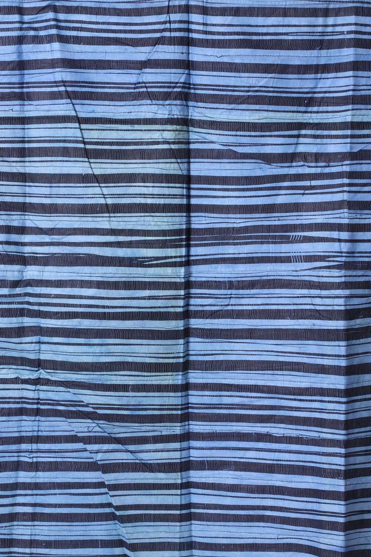 Two Yoruba adire alabere cloths, third quarter of the 20th century, Nigerian, - 2