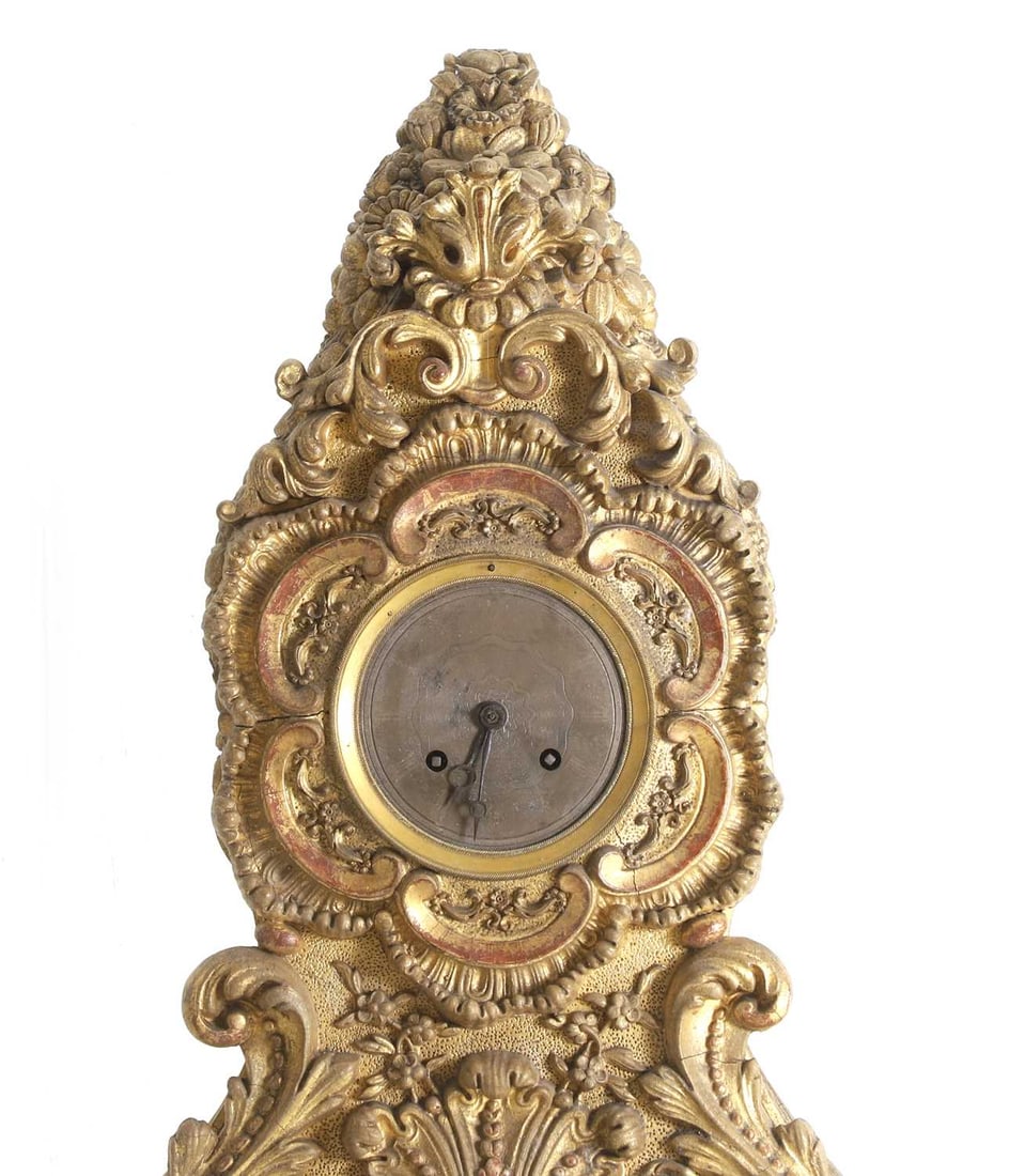 A large glass dome, stand, and a gilt mantle clock, late 19th century, - 2