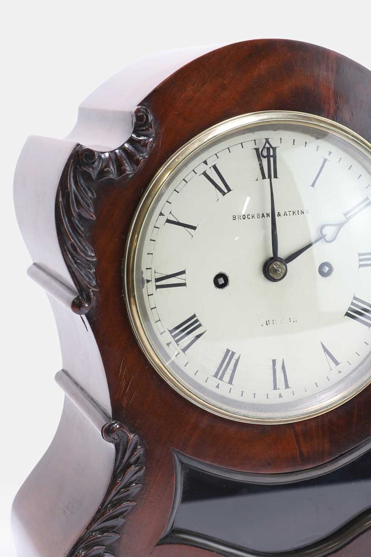 A Regency mahogany bracket clock, early 19th century, by Brockbank & Atkins, - 2