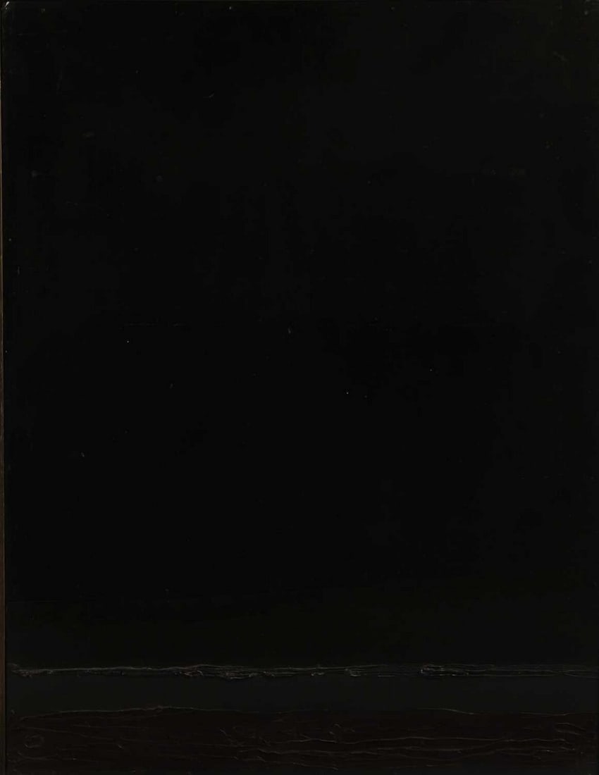 ▲ John Plumb (British, 1927-2008) Untitled, 1959: ▲ John Plumb (British, 1927-2008) Untitled, 1959 oil on board (68 x 52cm; framed 70 x 53.5cm) Condition Report: The work has an uneven layer of glossy varnish. Surface scuffs and scratches. The 