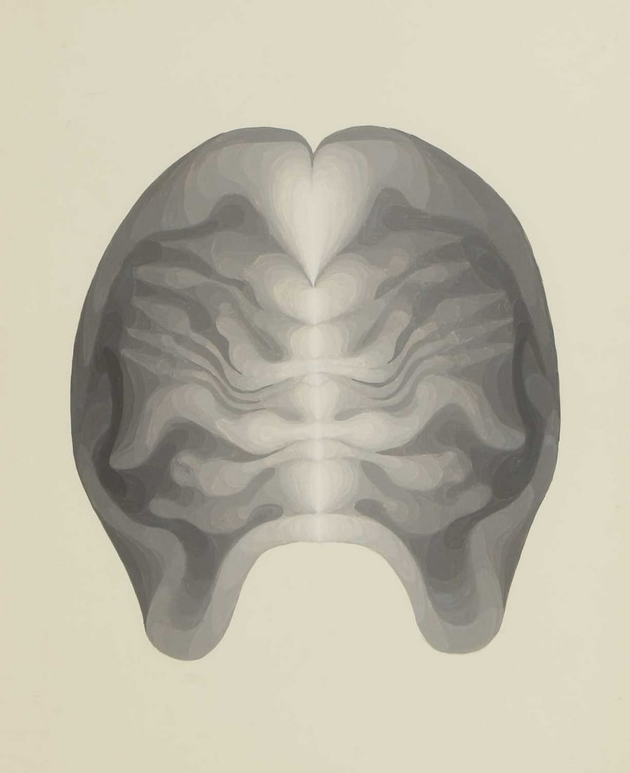 ▲ Peter Schmidt (British, 1931-1980) 'Grey Brain' (1 of 3)