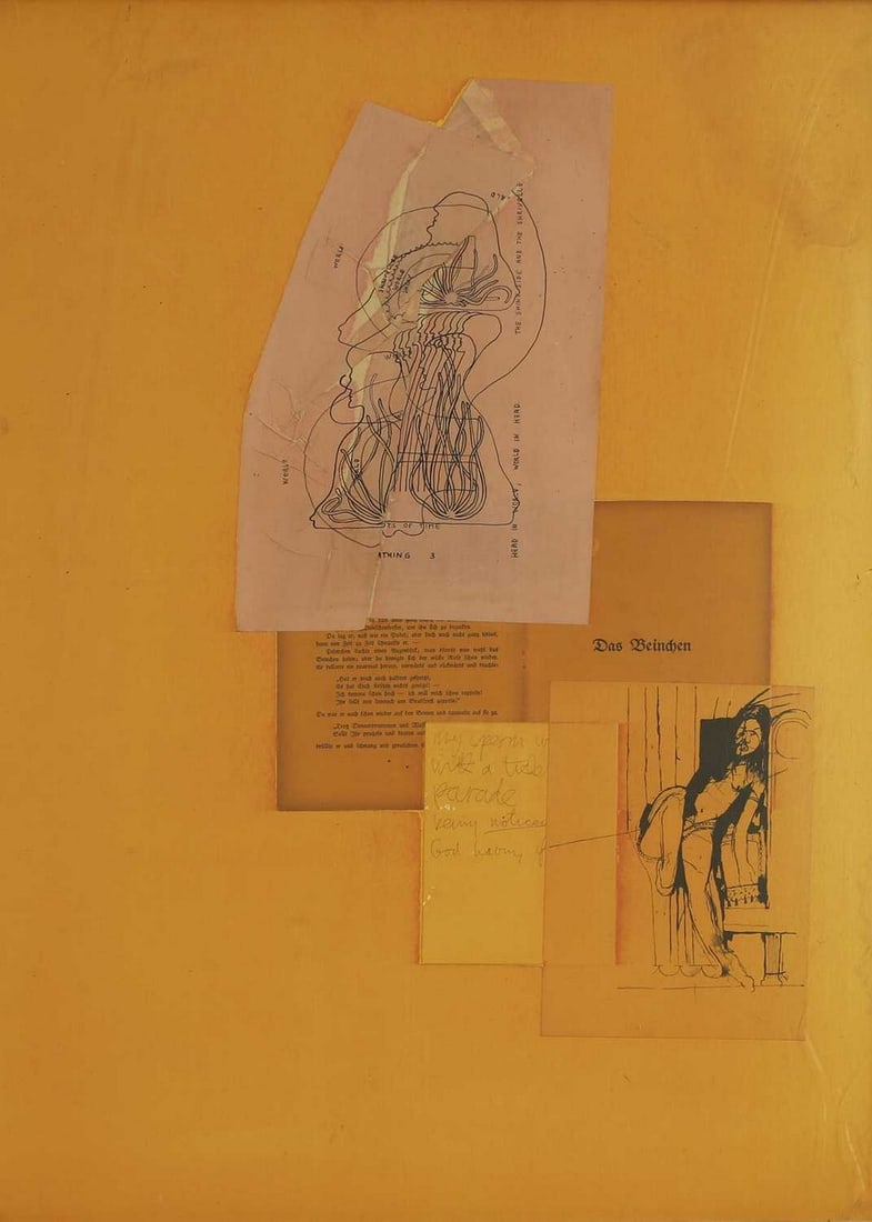 ▲ Peter Schmidt (British, 1931-1980) 'Collage XII', 1968 (1 of 4)