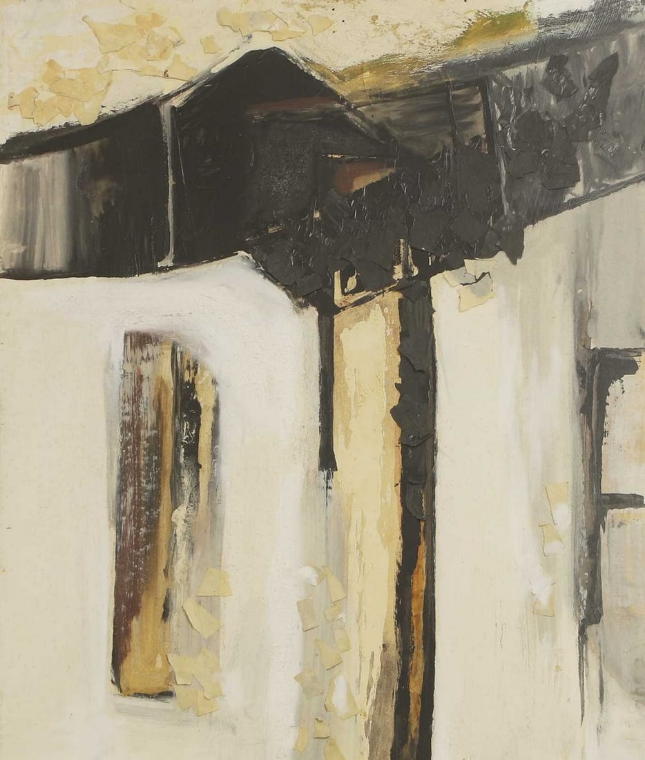 ▲ Jeanette Jackson (20th century) 'Spanish Steps': ▲ Jeanette Jackson (20th century) 'Spanish Steps' mixed media and collage on paper (80.5 x 65.5cm; framed 94 x 79cm) Footnote: 'Jeanette Jackson studied at the Slade and Central Schools. She was