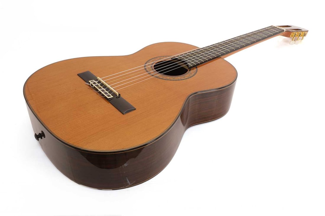 A 1995 Manuel Raimundo Valencia classical guitar, - 2