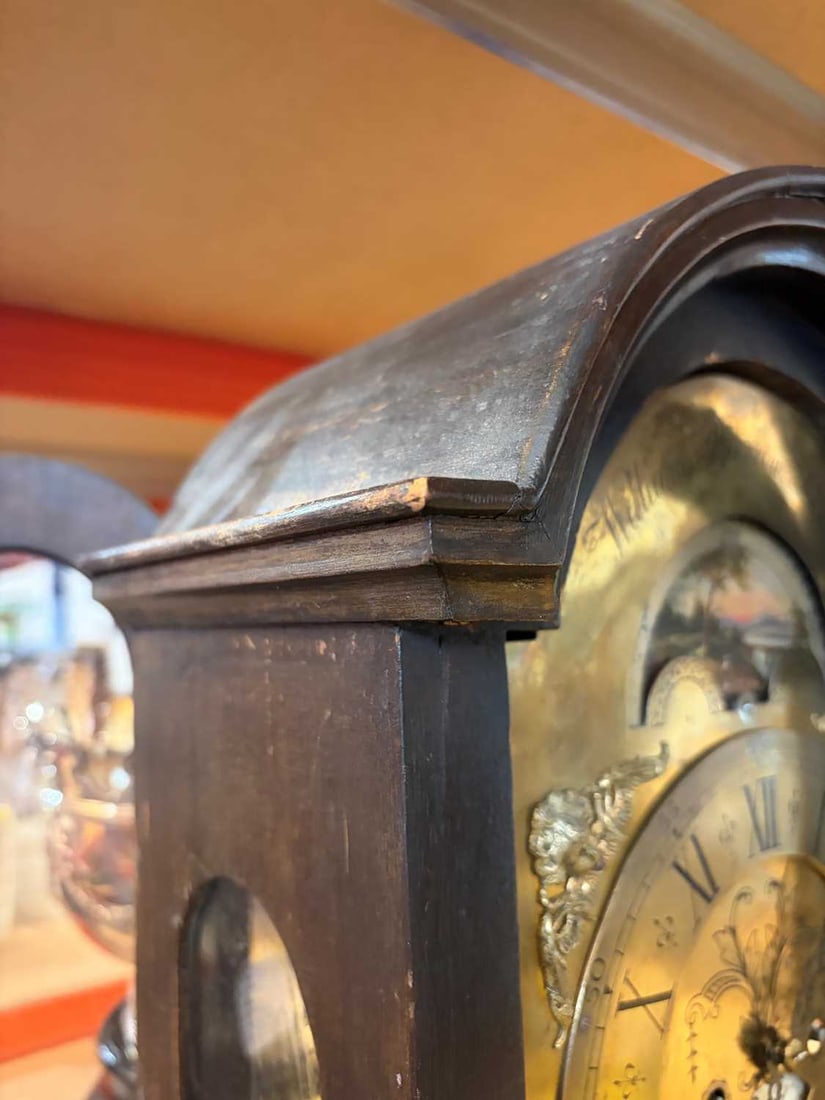 A Georgian bracket clock, - 5