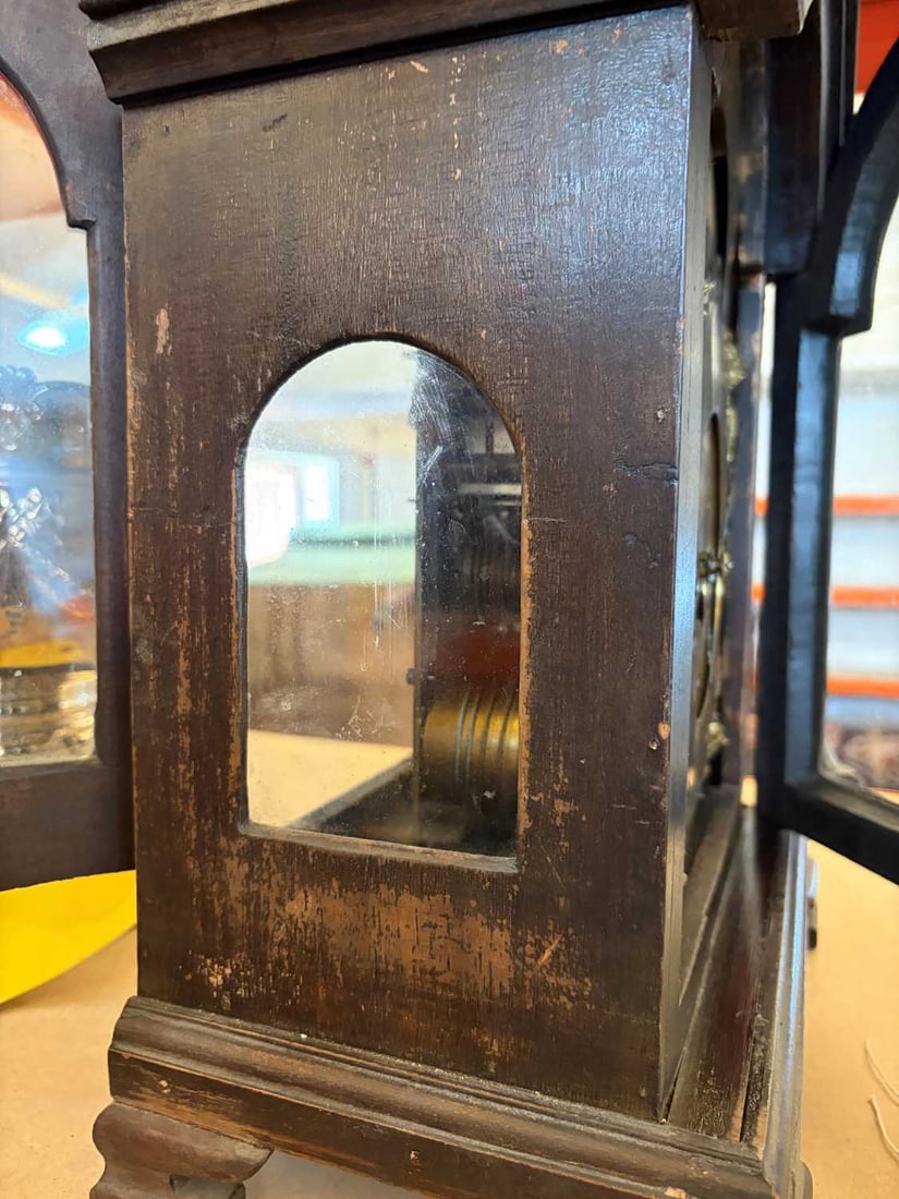 A Georgian bracket clock, - 6