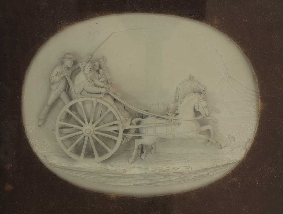 A composite relief plaque, - 2
