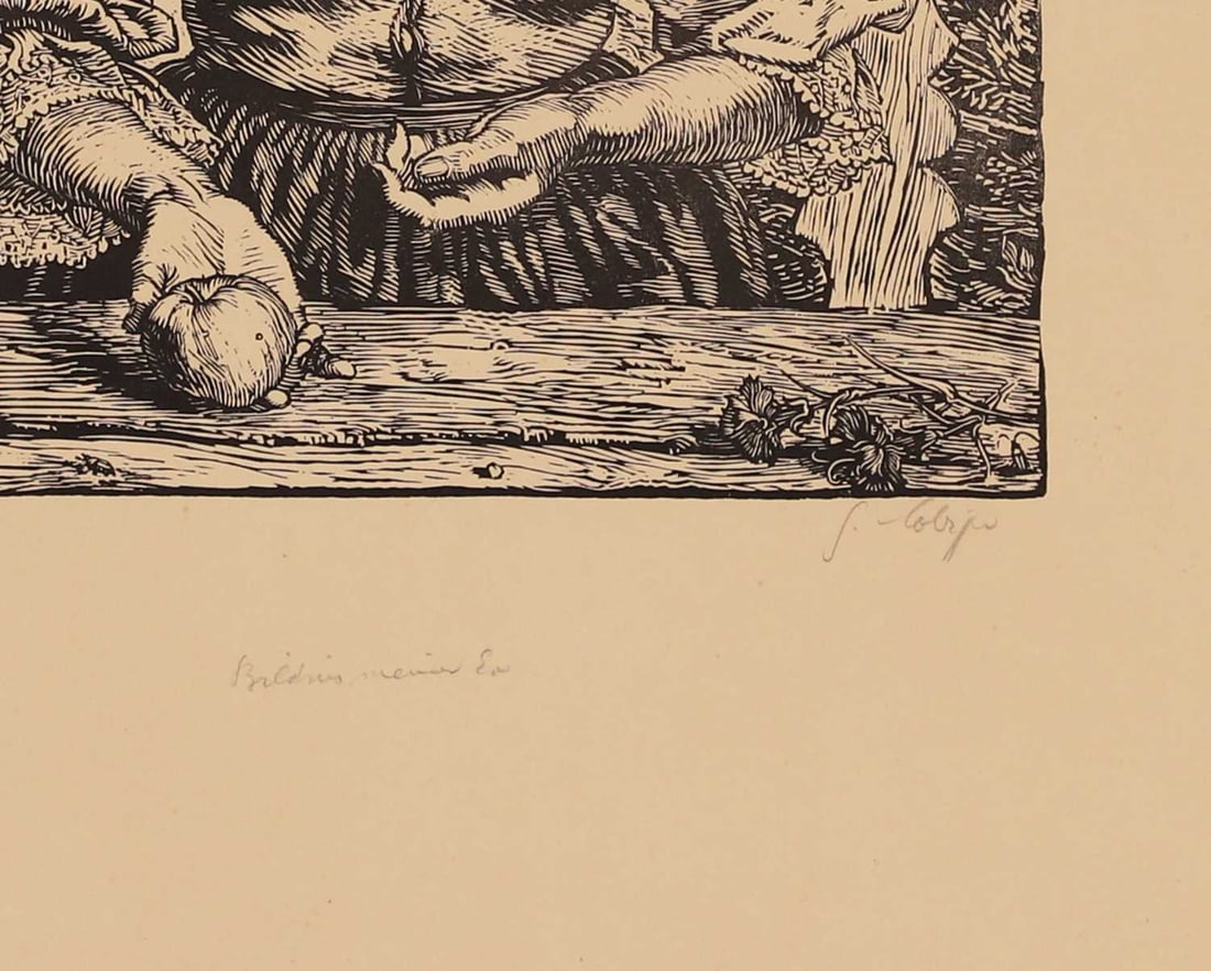 Switbert Lobisser (Austrian, 1878-1943) 'Bildnis meiner Ev', 1927 - 3