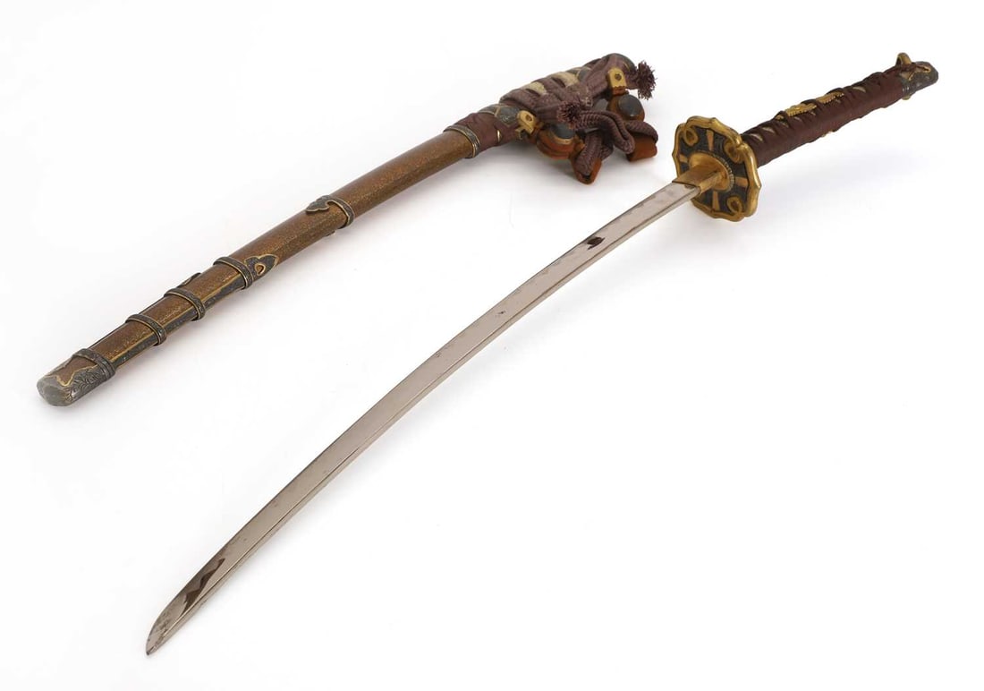 A Japanese ceremonial sword, 20th century, (1 of 2)