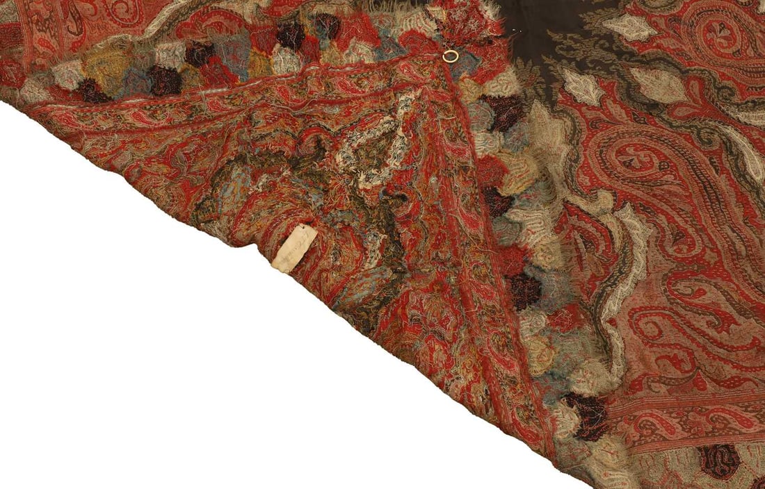 Kashmiri wool shawl, 19th century, - 2