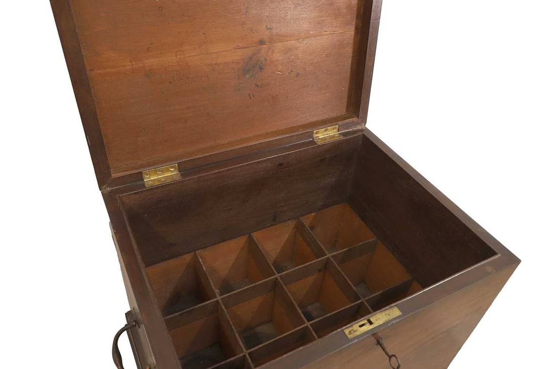A Regency mahogany cellarette, c.1810 - 2