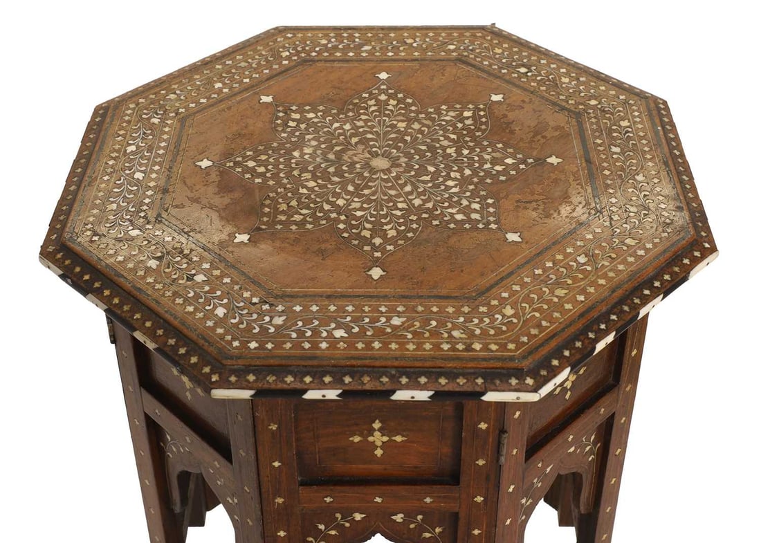 An Anglo-Indian Hoshiarpur table, early 20th century - 10