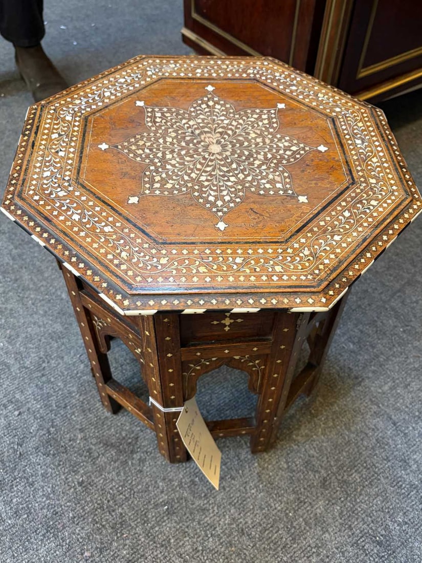 An Anglo-Indian Hoshiarpur table, early 20th century - 4