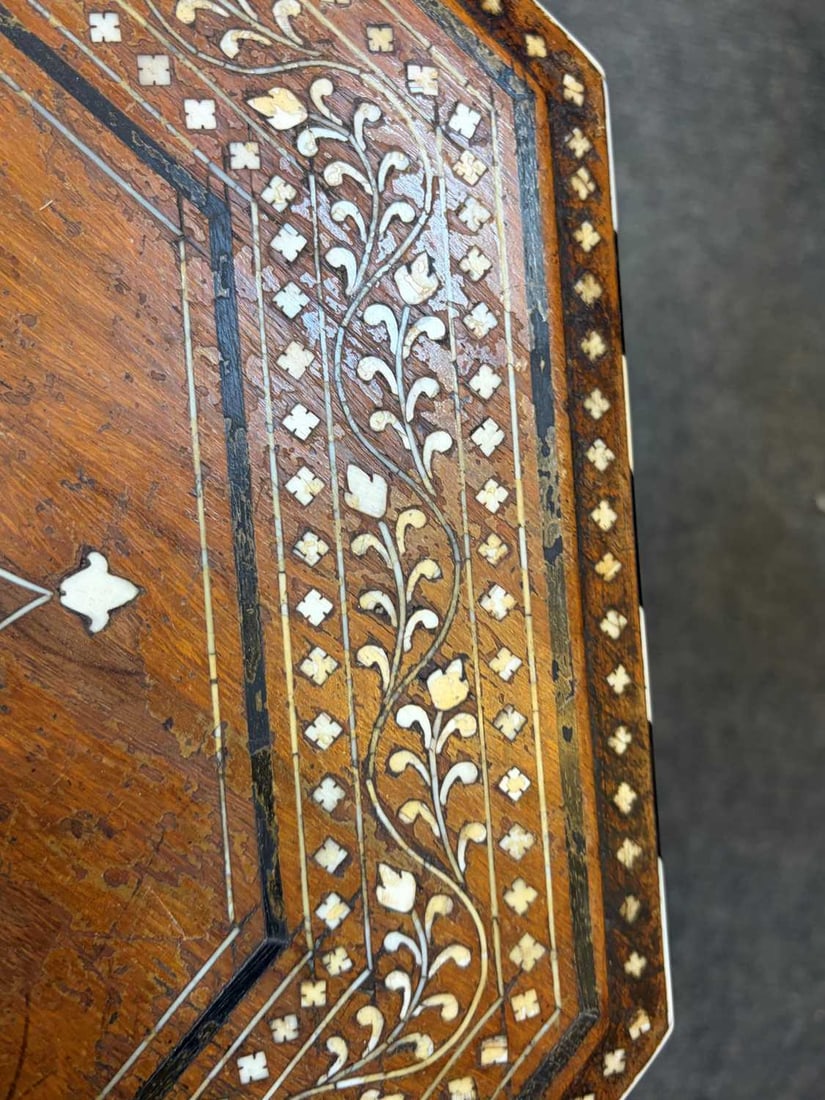 An Anglo-Indian Hoshiarpur table, early 20th century - 5