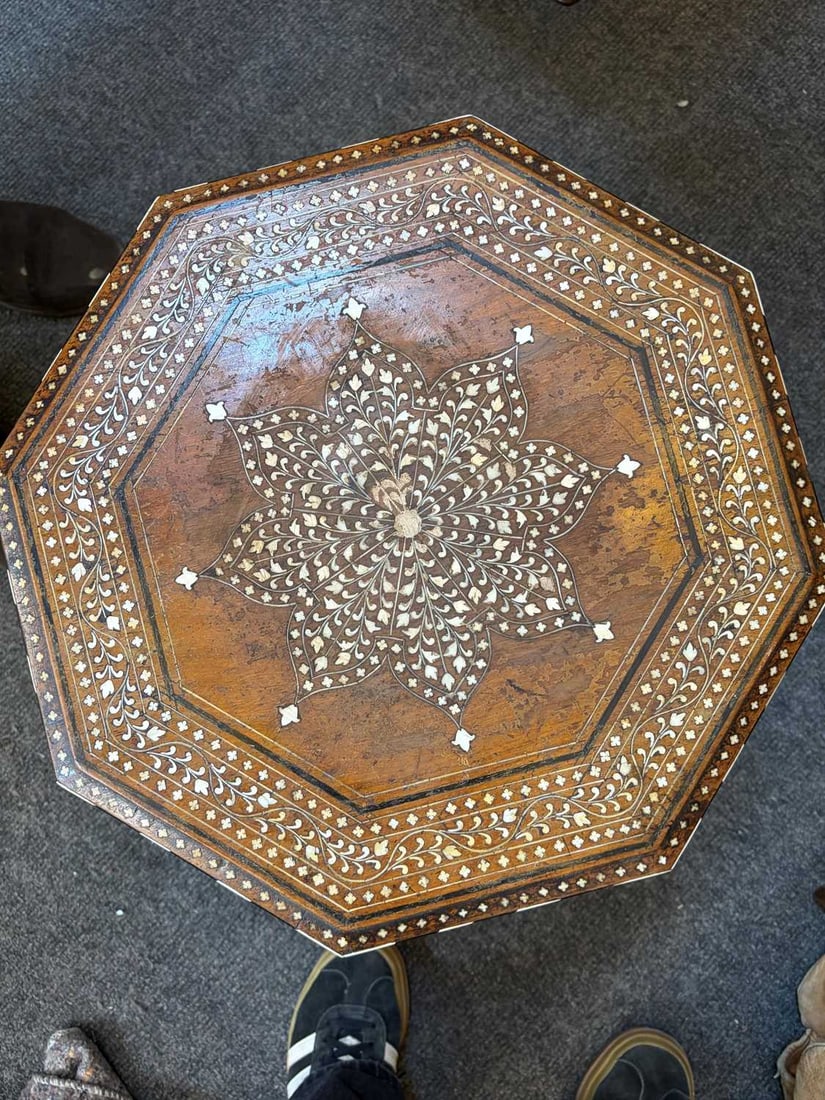 An Anglo-Indian Hoshiarpur table, early 20th century - 6