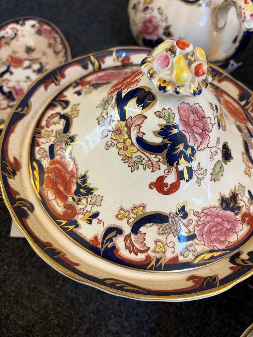 A Masons Ironstone porcelain dinner service, early 20th century, - 6