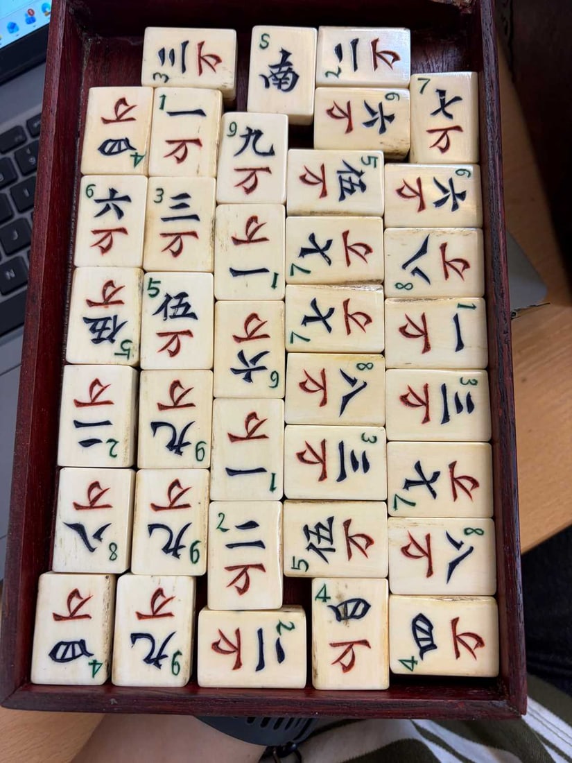 A majong set, early 20th century, Chinese, - 2