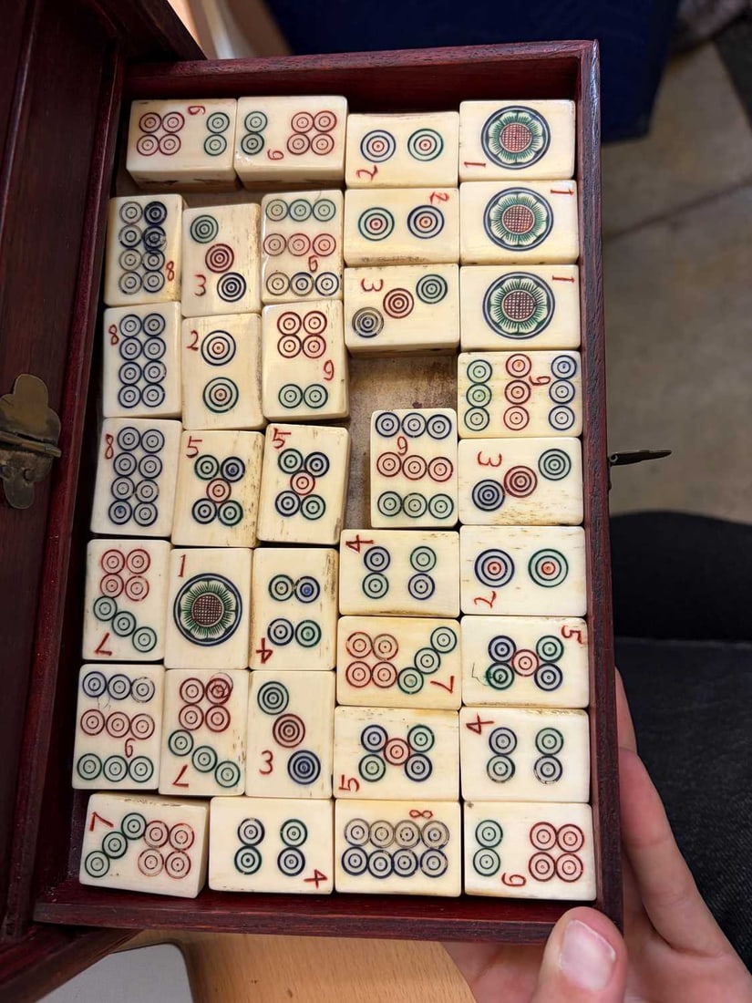 A majong set, early 20th century, Chinese, - 6