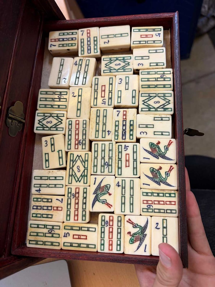 A majong set, early 20th century, Chinese, - 7