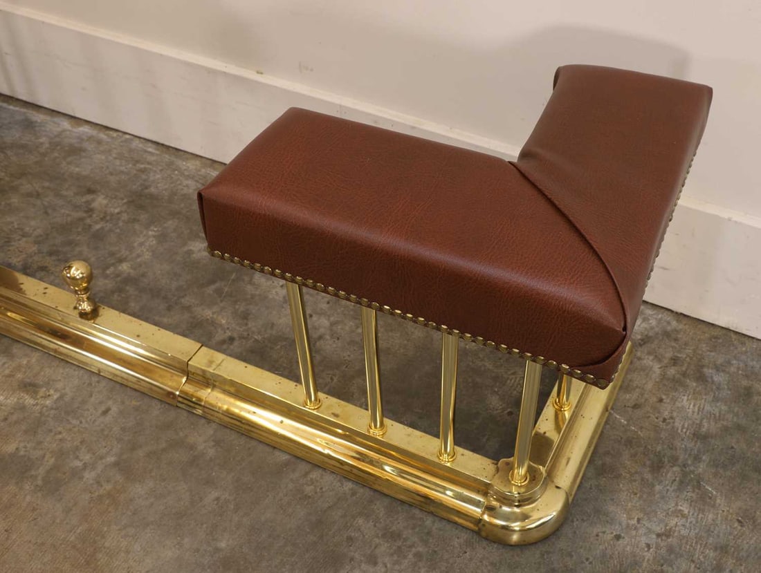Extending brass club fender, of recent manufacture, - 2